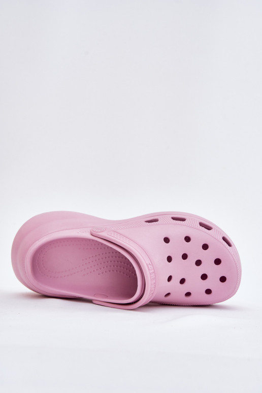 LichtgeInicht pantoffels Damespantoffels met trendy massieve zolen Big Star RR274A120 roze