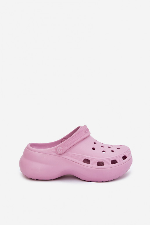 LichtgeInicht pantoffels Damespantoffels met trendy massieve zolen Big Star RR274A120 roze