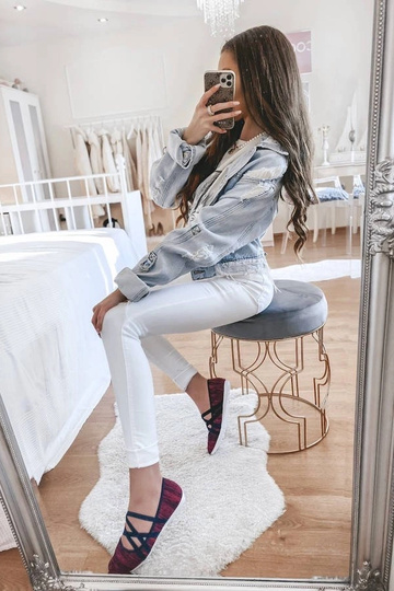 Roze suède schoenen met zirconia steentjes, „Larissa"