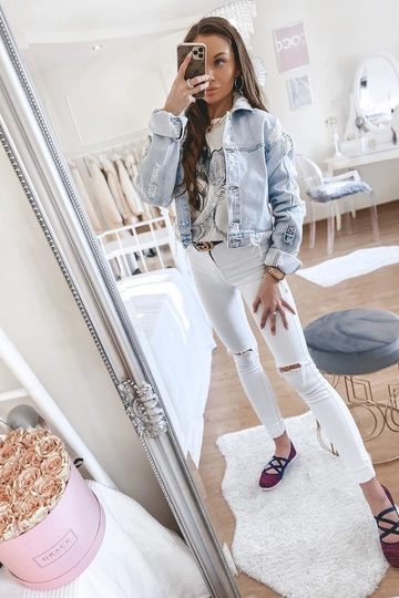Roze suède schoenen met zirconia steentjes, „Larissa" 2