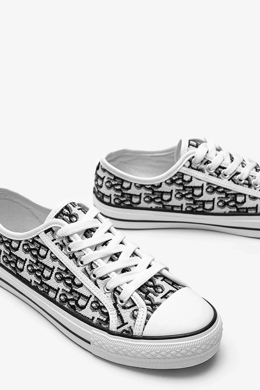 Zwart-witte dames schoenen, „Rimmie"