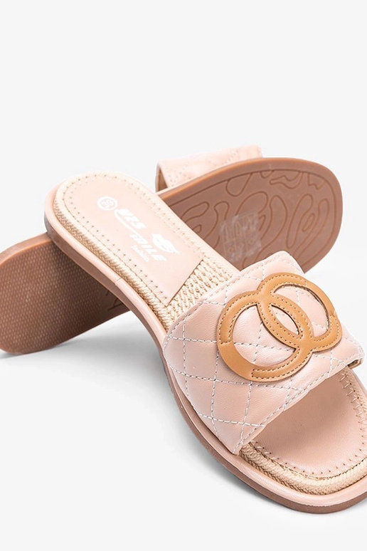 Beige dames sandalen, „Ypsy"