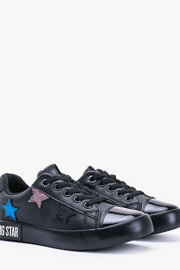 Zwarte kindervrije tijdschoenen, „Big Star"