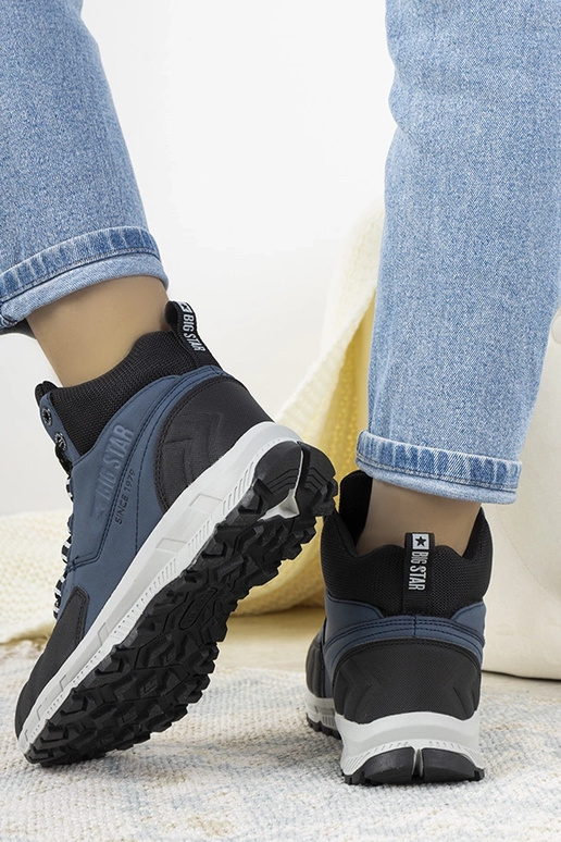 Donkerblauwe wandelschoenen, „Big...