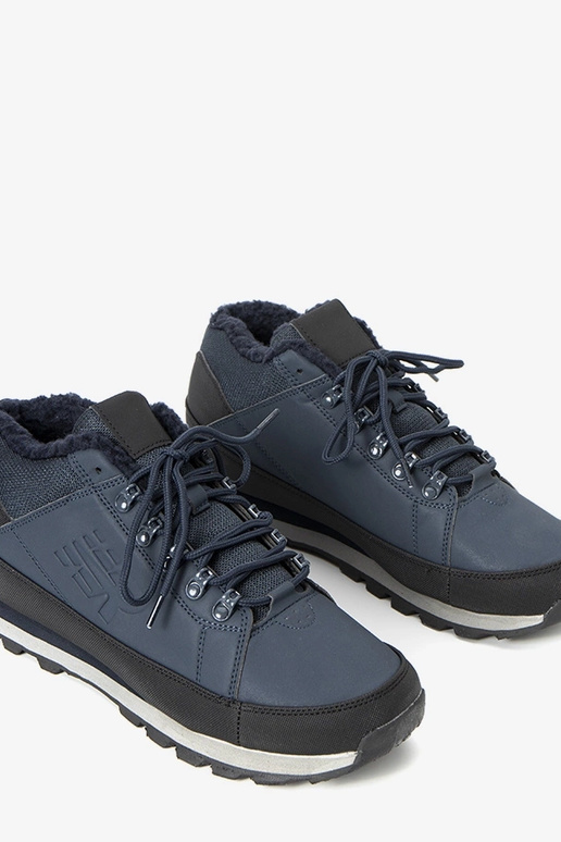 Donkerblauwe winterheren schoenen,...