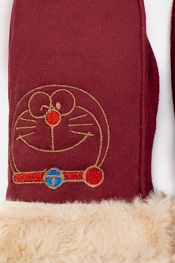 Burgundy Kitty børnehandsker 2