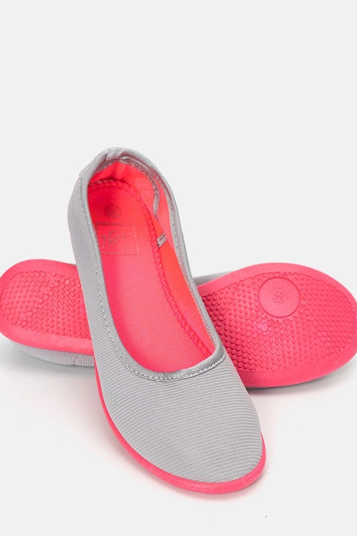 Geneseo grå og pink børneballerinaer Geneseo grå og pink børneballerinaer