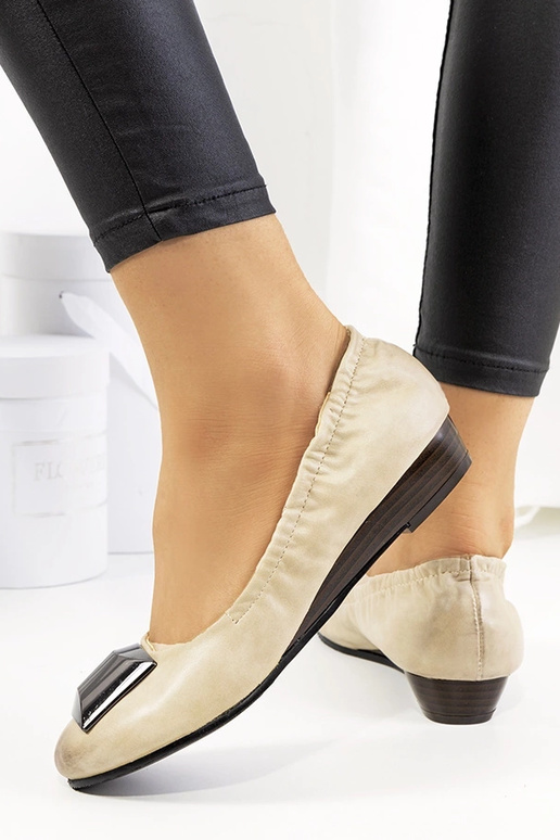 Beige wedge ballerinaer Sofia Beige wedge ballerinaer Sofia