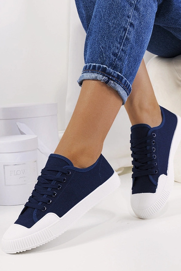 Marineblå Rivas damesneakers
