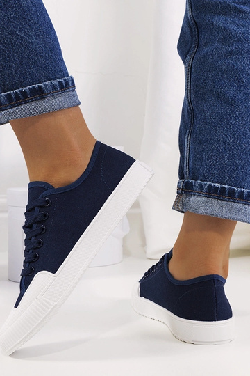 Marineblå Rivas damesneakers 2