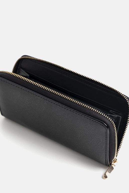 Starks sort metallisk pung