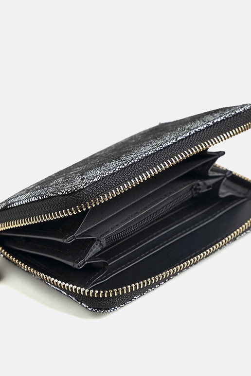 Sølv skinnende Decosta pung Sølv skinnende Decosta pung