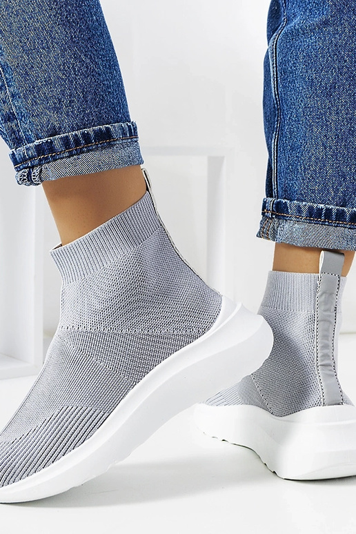 Jennifer's Grey High Top Sneakers Jennifer's Grey High Top Sneakers