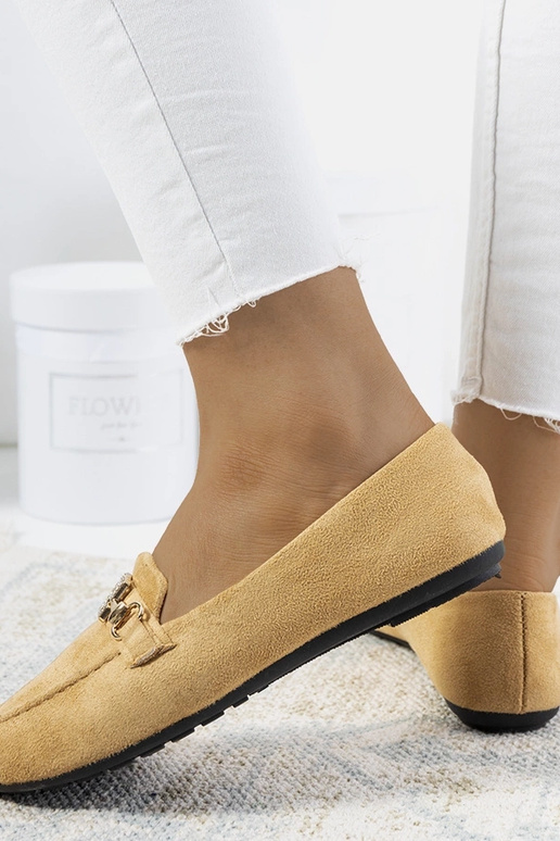 Beige Cardoso-spændemokkasiner Beige Cardoso-spændemokkasiner