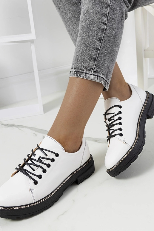 Jewell hvide halvstøvler til kvinder