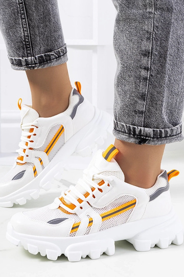 Bernier hvide sneakers til kvinder
