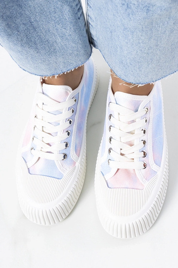 Blå og pink Steen damesneakers 2