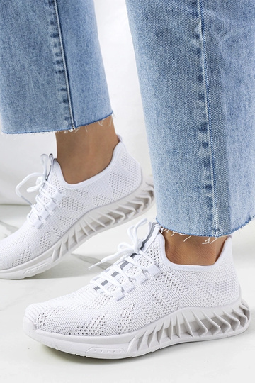 Hvide sportssneakers Witting