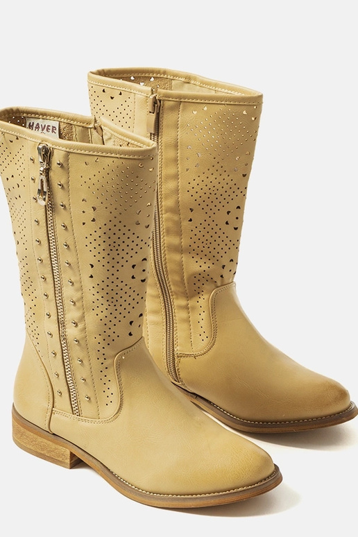 Zaina Beige børnestøvler Zaina Beige børnestøvler