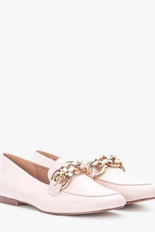 Beige Segarra Chain Loafers Beige Segarra Chain Loafers