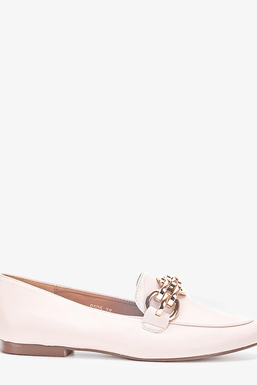 Beige Segarra Chain Loafers Beige Segarra Chain Loafers