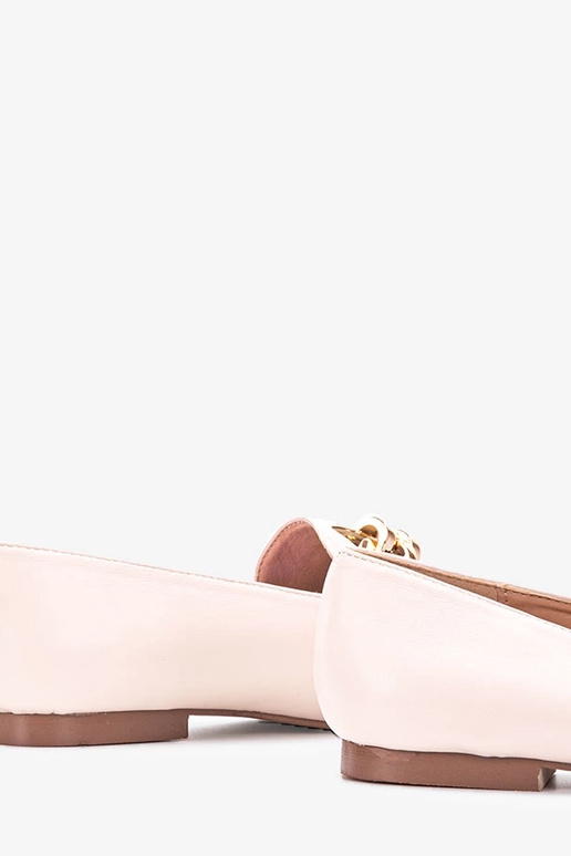 Beige Segarra Chain Loafers Beige Segarra Chain Loafers