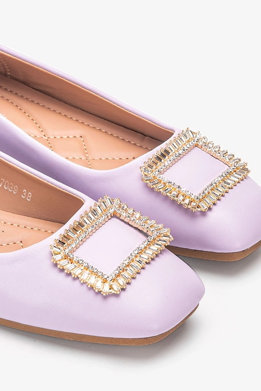 Rhonda Purple Ballet Flats