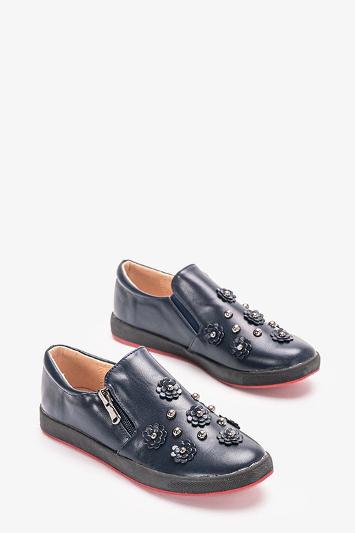 Marineblå Jorik børnesneakers Marineblå Jorik børnesneakers