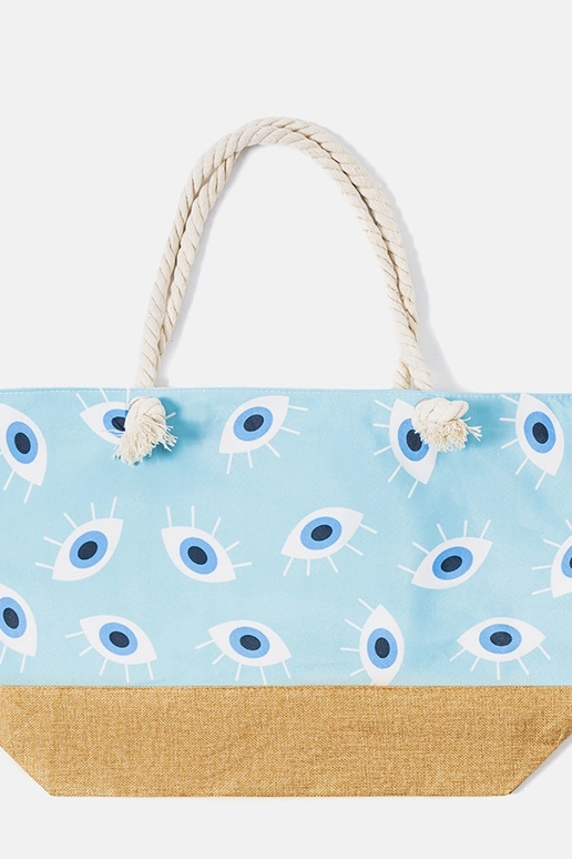 Blauwe strandtas, „Elsina" Blauwe strandtas, „Elsina"