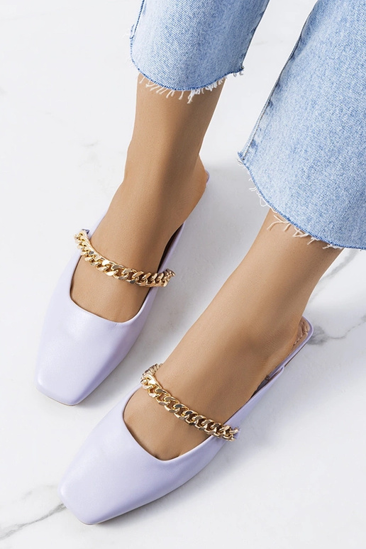 Lilla elegante Baras flip-flops