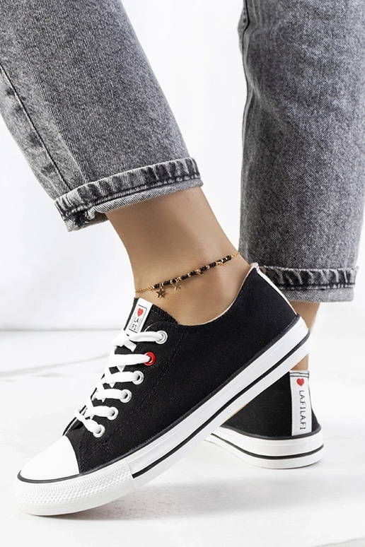 Sorte klassiske damesneakers Kolind Sorte klassiske damesneakers Kolind