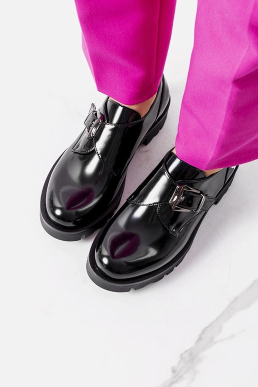 Sorte Lens sko Sorte Lens sko