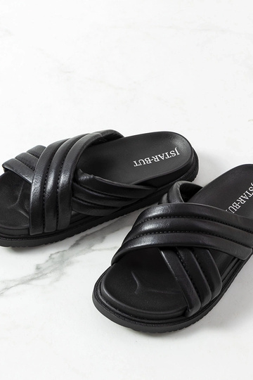 Sorte Daintree Platform flip-flops 2