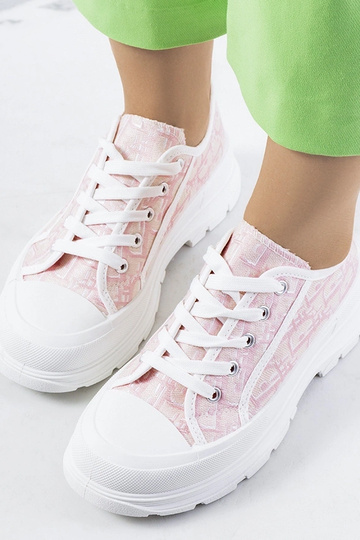 Pink Valida Platform Sneakers 2