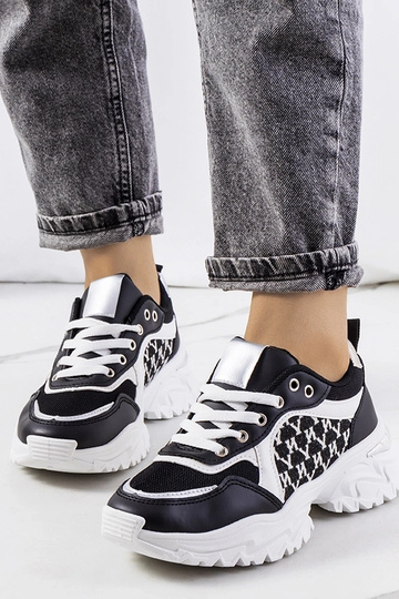 Sort og hvid Florival...