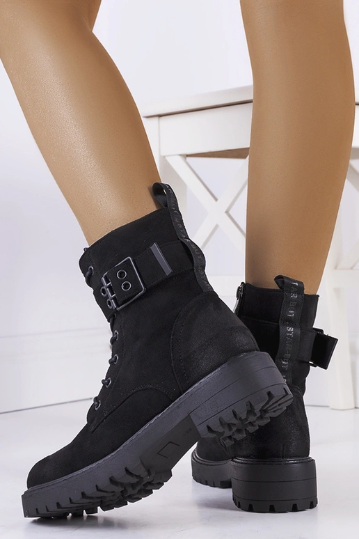 Sorte Tarrin ankelstøvler til kvinder... Sorte Tarrin ankelstøvler til kvinder...