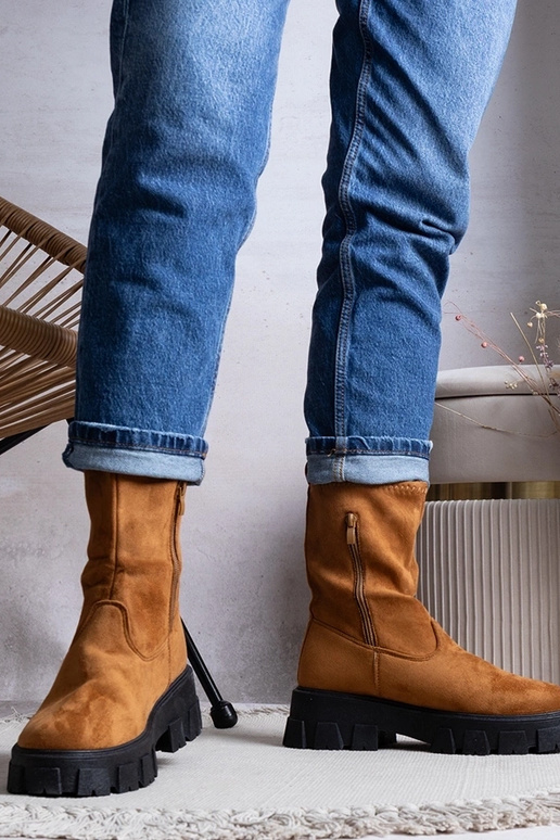 Brune Conco Platformstøvler Brune Conco Platformstøvler