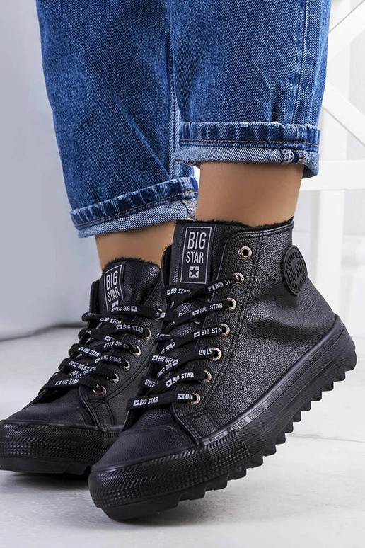 Sorte isolerede sneakers Big Star... Sorte isolerede sneakers Big Star...