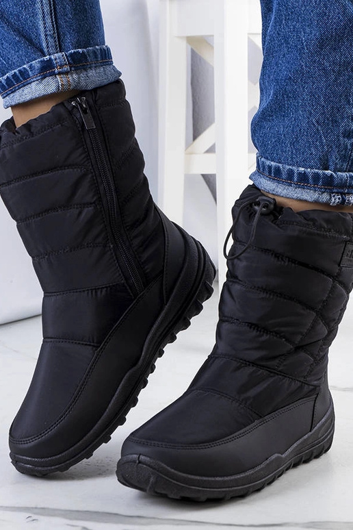 Sorte snestøvler KK274599 Sorte snestøvler KK274599