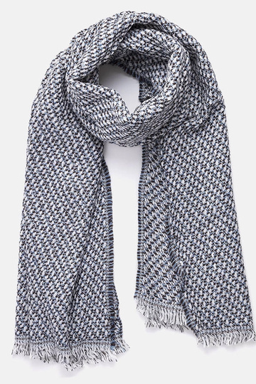 Blauw-witte sjaal, „Aria"