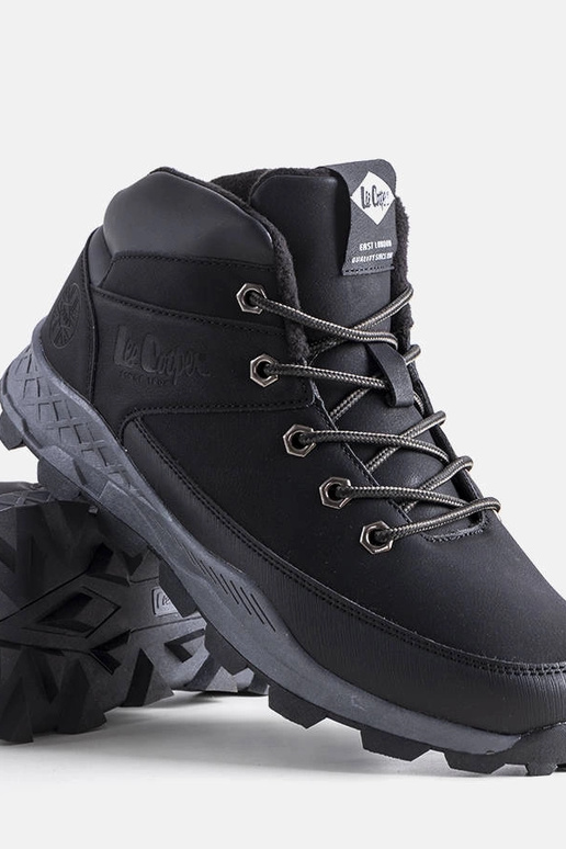 Zwarte winter wandelschoenen,...