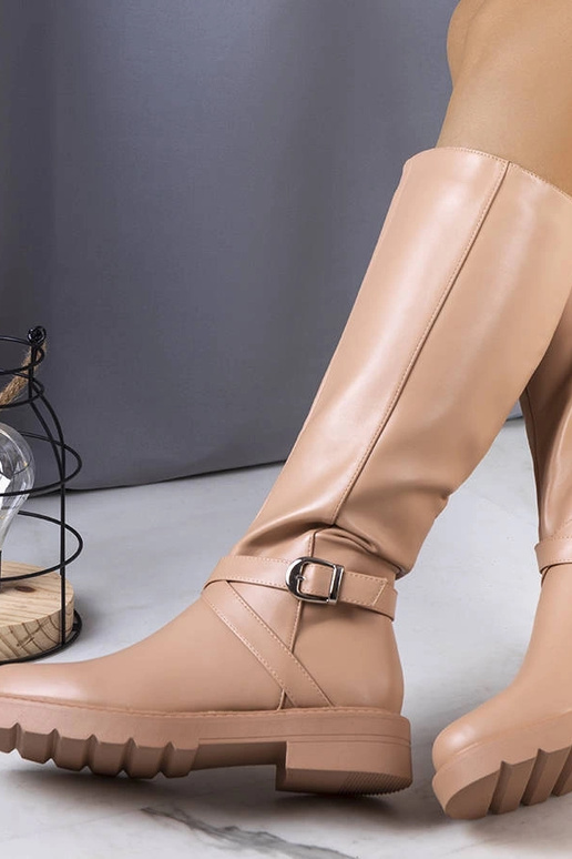 Beige isolerede støvler Olmin Beige isolerede støvler Olmin