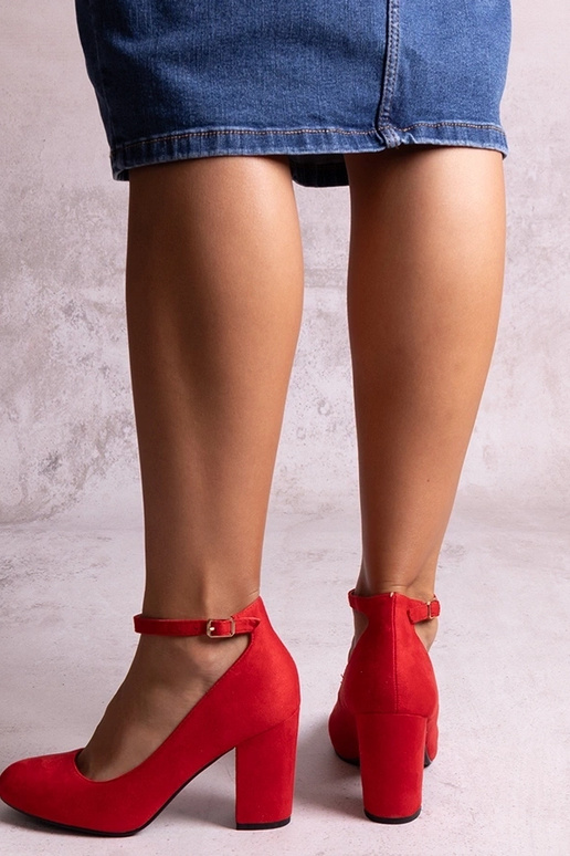 Norrie Red Strappy Pumps Norrie Red Strappy Pumps