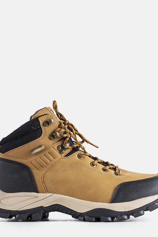 Bruine winter heren wandelschoenen,...