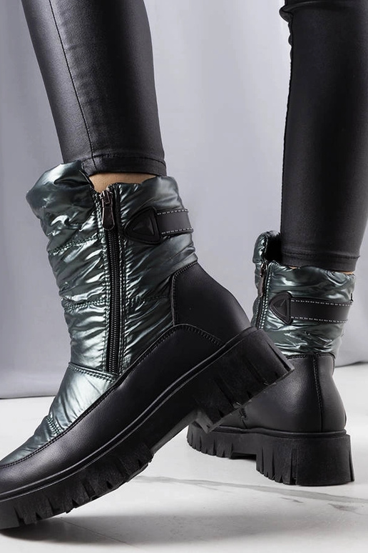 Groene dames winterlaarzen, „Koltso"