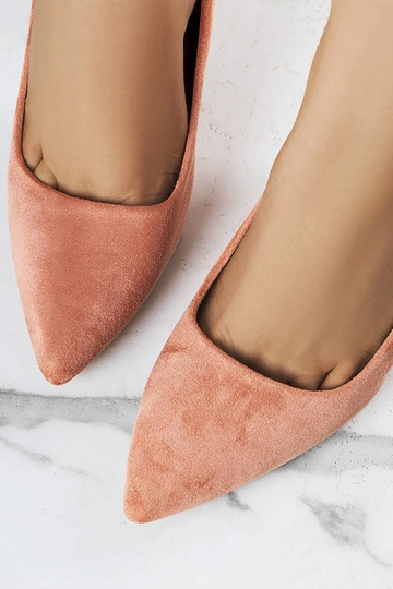 Emmas pink højhælede pumps