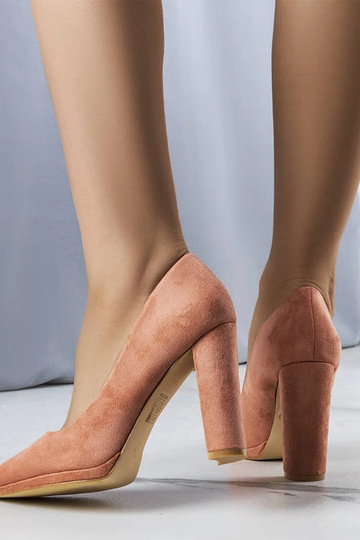 Emmas pink højhælede pumps 2