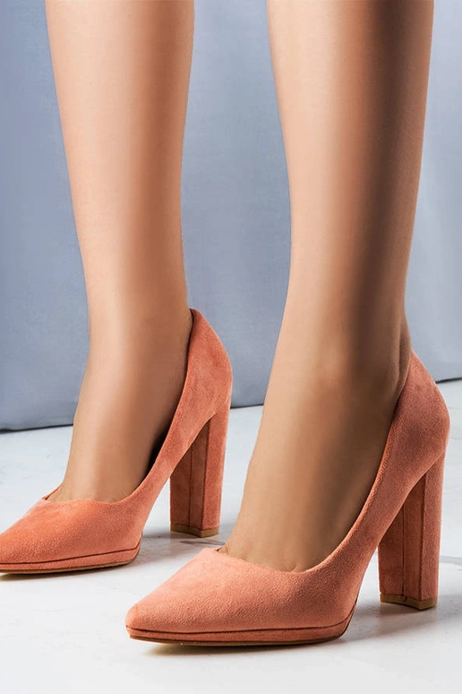 Emmas pink højhælede pumps Emmas pink højhælede pumps