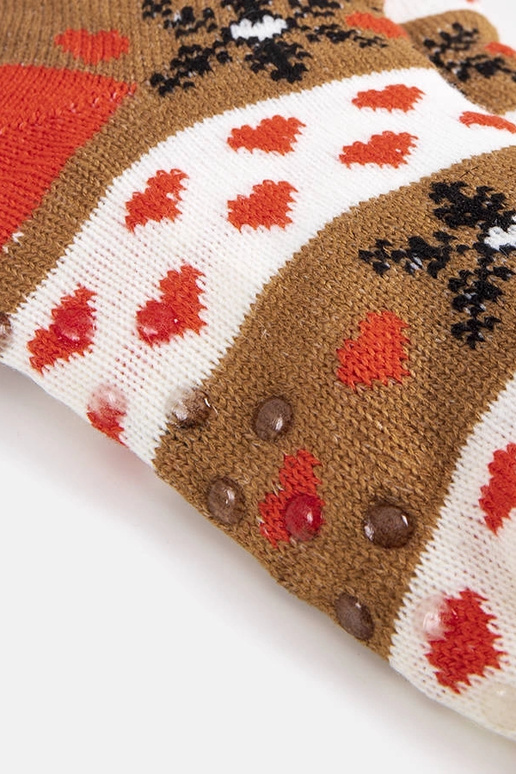 Brune og orange Grøndi vintersokker Brune og orange Grøndi vintersokker