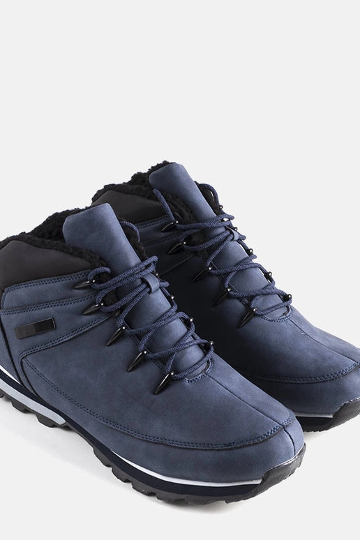 Donkerblauwe winter wandelschoenen,...